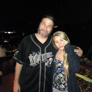 Jude S Walko with YouTuber and star of The Unhallowed Horseman Lia Marie Johnson