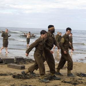 James McAvoy, Nonso Anozie and Daniel Mays in Atonement 2007