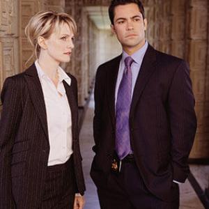 Kathryn Morris and Danny Pino in Cold Case 2003