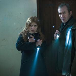 Still of Stephen Dillane and Clmence Posy in The Tunnel 2013