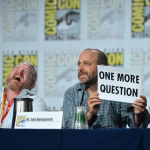 H. Jon Benjamin and Adam Reed at event of Archer (2009)