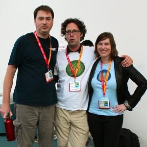 With Bryan Enk and Stephanie Thorpe of Shelf Life at San Diego Comic Con