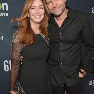 Dana Delany and Marc Forster at event of Hand of God 2014