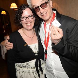 Karen Needham and Rain Dance Film Festival's Elliot Grove attend the IMDB's 2013 Cannes Film Festival Dinner Party during the 66th Annual Cannes Film Festival at Restaurant Mantel on May 20, 2013 in Cannes, France.