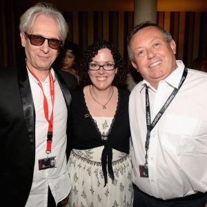 Rain Dance Film Festival's Elliot Grove, Karen Needham and NFTS' Chris Auty attend the IMDB's 2013 Cannes Film Festival Dinner Party during the 66th Annual Cannes Film Festival at Restaurant Mantel on May 20, 2013 in Cannes, France.