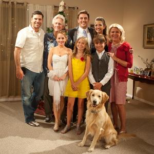 Joe Menendez with the cast of 3 Holiday Tails 2011