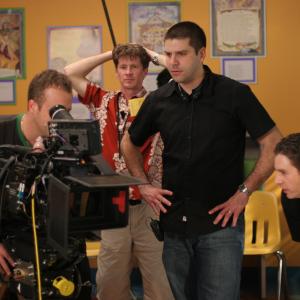 Joe Menendez center directing Neds Declassified School Survival Guide for Nickelodeon in 2004