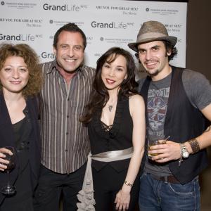 Director, Writer Cynthia Hsiung with Brad Carpenter, actor Walter Vincent and Cinematographer Valentina Caniglia