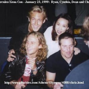 Cynthia Hsiung with Ryan Gosling Dean OGorman and Chris Conrad  cast of Young Hercules