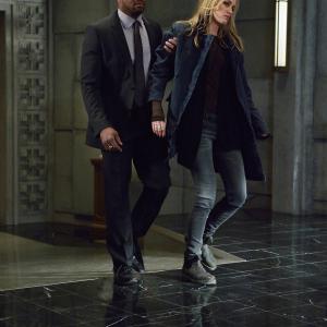 Still of Roger R Cross and Ruta Gedmintas in The Strain 2014