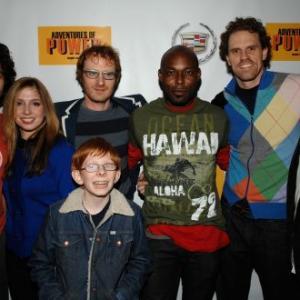 Adrian Grenier, Ari Gold, Shoshannah Stern, Jimmy Jean-Louis, Nick Kroll and Travis Johns at event of Adventures of Power (2008)