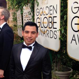 Actor Eloy Mendez arrives at The 2014 Golden Globe Awards