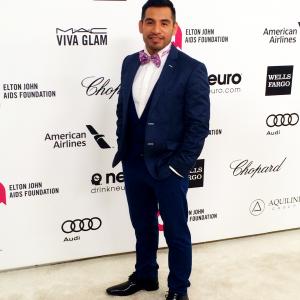 Actor Eloy Mendez attending the Elton Johns Oscars party