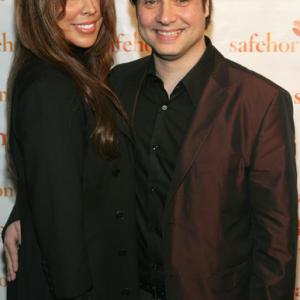 Actress Alex Tyler and Comedian Adam Ferrara arrive at Safe Horizons Lyrics  Laughter In Our Own Words at the Apollo Theater on November 13 2008 in New York City