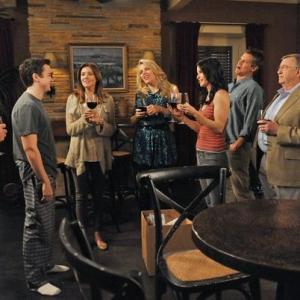 Still of David Arquette Courteney Cox Josh Hopkins Busy Philipps Dan Byrd Ian Gomez Christa Miller Brian Van Holt and Cul De Sac in Cougar Town 2009