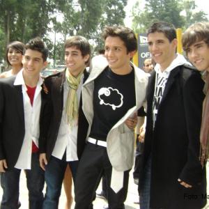 2008. HIGH SCHOOL MUSICAL MÉXICO: EL DESAFÍO. PREMIERE. NATIONAL AUDITORIUM. RED CARPET. CAST GUYS.
