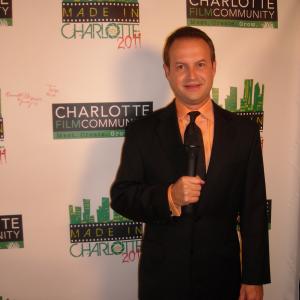 On the Red Carpet Hosting the Charlotte Film Community Awards.