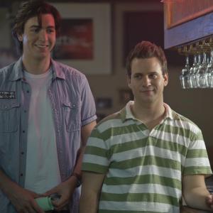Still of Nicholas Braun and Hunter Cope in Date and Switch (2014)