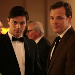 Still of Peter Sarsgaard and Dominic Cooper in An Education 2009