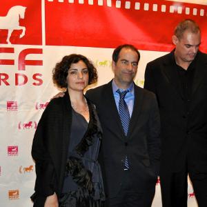 Erica Senese, Billy Senese, Jeremy Childs and Jon Rodgers on the red carpet at the Milan International film festival for The Suicide Tapes.