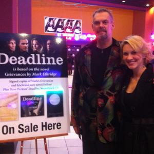 Jeremy Childs and Carrie Tillis on the red carpet for Deadline