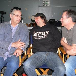 Robert Mann with Mark Harris and Craig Kaminski on set of 2011 Nothing Personal.