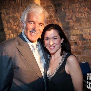 With Dennis Farina at the Best of the Midwest Film Awards