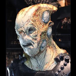 Alien makeup for a personal project Sculpting molding prepainting and application by Richard Redlefsen