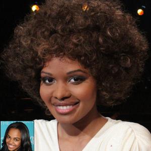 China Anne McClain as Whitney Houston from Sing Your Face off Prosthetic and beauty application by Richard Redlefsen Prosthetics provided by WM Creations