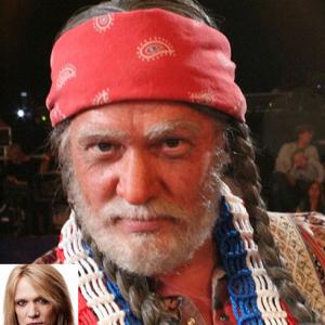 Sebastian Bach as Willie Nelson from Sing Your Face Off Prosthetic sculpture and application and facial hair work by Richard Redlefsen Prosthetic provided by WM Creations