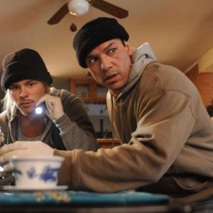 Greg Serano and Patrick John Flueger in Scoundrels (2010)
