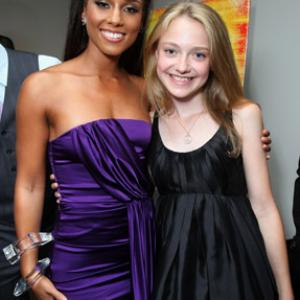 Dakota Fanning and Alicia Keys at event of The Secret Life of Bees (2008)
