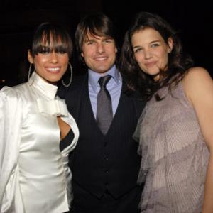 Tom Cruise, Katie Holmes and Alicia Keys