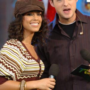 Alicia Keys and Damien Fahey at event of Total Request Live 1999
