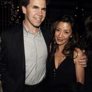 Michelle Yeoh and Arthur Golden at event of Memoirs of a Geisha 2005