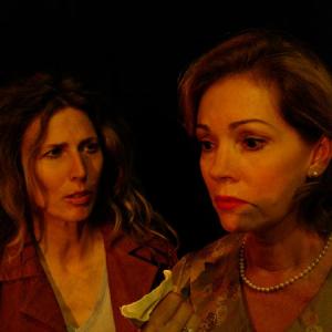 Sophie B Hawkins and Lou Mulford in ROOM 105 the Highs and Lows of Janis Joplin written and directed by Gigi Gaston