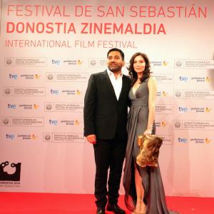 At closing ceremony of the San Sebastian Film Festival