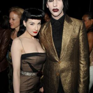 Marilyn Manson and Dita Von Teese