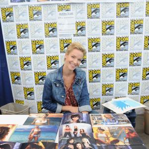 Ashley Scott at San Diego ComicCon on July 1820 2013