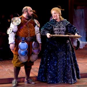 Ragueneau in CYRANO DE BERGERAC with Melinda Pfundstein Vaughn at the Utah Shakespearean Festival