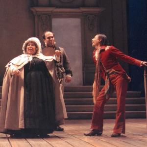 Peter in ROMEO AND JULIET with Miriam Margolyes and Jesse Borrego at the Ahmanson Theatre.