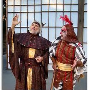 As the Fool in KING LEAR with Barry Kraft at the Marin Shakespeare Festival