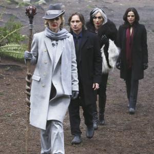 Still of Robert Carlyle Kristin Bauer van Straten Lana Parrilla and Victoria Smurfit in Once Upon a Time 2011