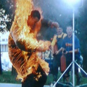 Zeljko Bozic  Body Burning for Moscow International Stunt Festival