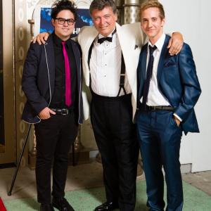 Alexander Tovar, Armand Hargett and Rob Herring at The Premiere of 