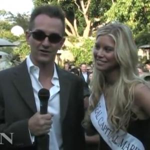 Event for National Veterans Foundation Sean Huze L was correspondent for the Veterans Network covering the event at the Playboy Mansion in Los Angeles CA