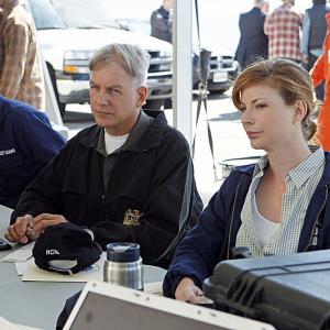 Still of Mark Harmon and Diane Neal in NCIS Naval Criminal Investigative Service 2003