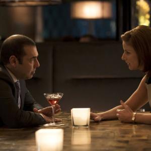 Still of Rick Hoffman and Diane Neal in Suits 2011