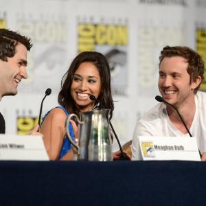 Sam Huntington Meaghan Rath and Sam Witwer at event of Being Human 2011