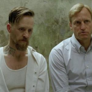 Brad Carter and Woody Harrelson in HBO's 